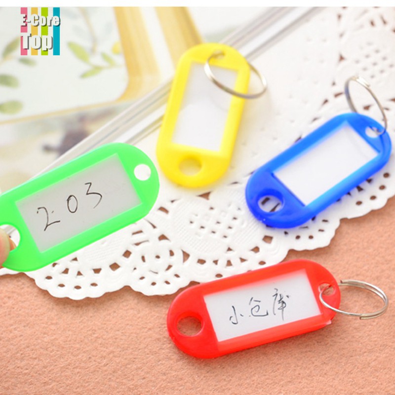 Gantungan Kunci Name Tag Key Ring Holder