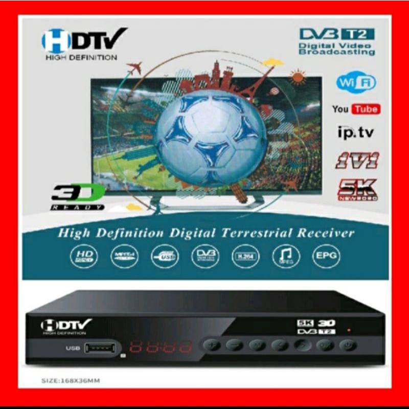SET TOP BOX DVB -T2 MATRIX HD YOUTUBE TERBARU