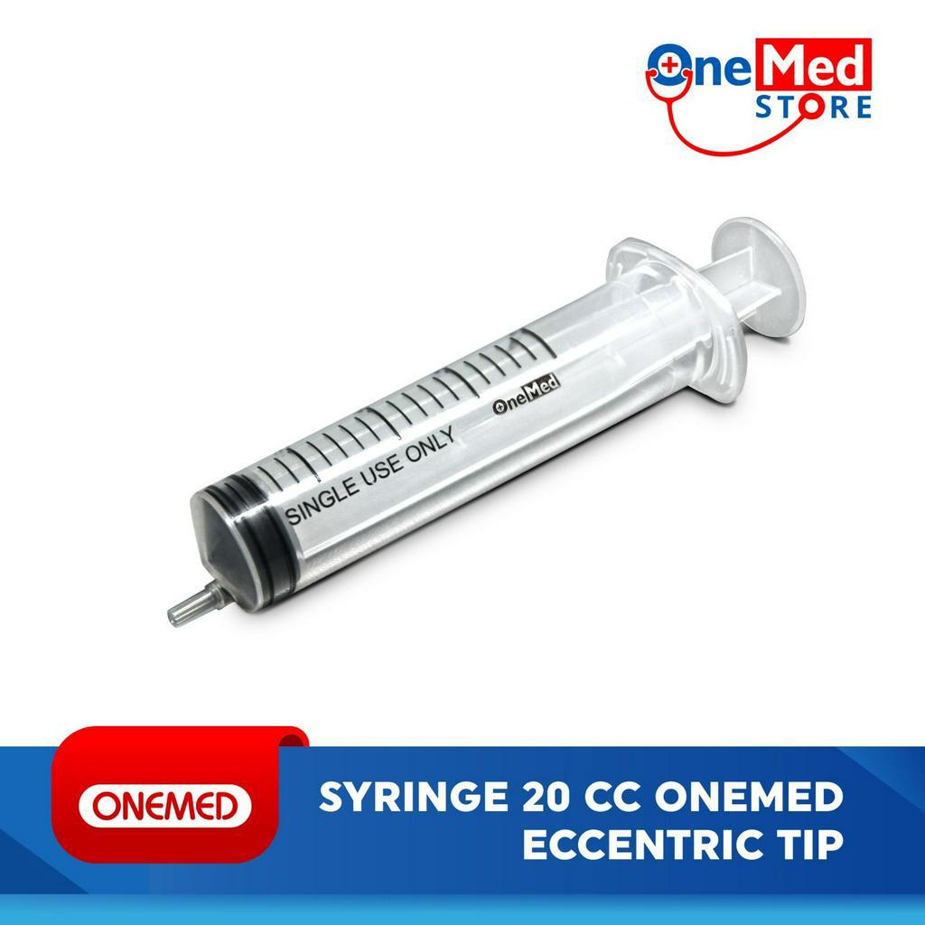 Syringe 20cc Eccentric Tip - Lubang Samping Onemed pcs OJ