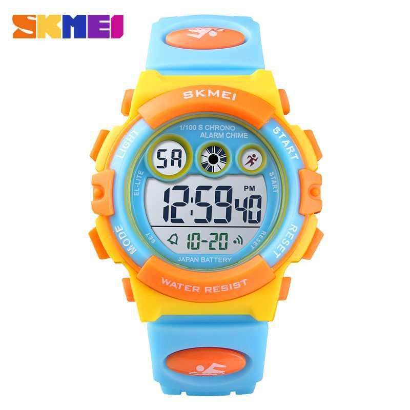 SKMEI Kids Jam Tangan Sporty Anak - 1451 [Blue Orange]