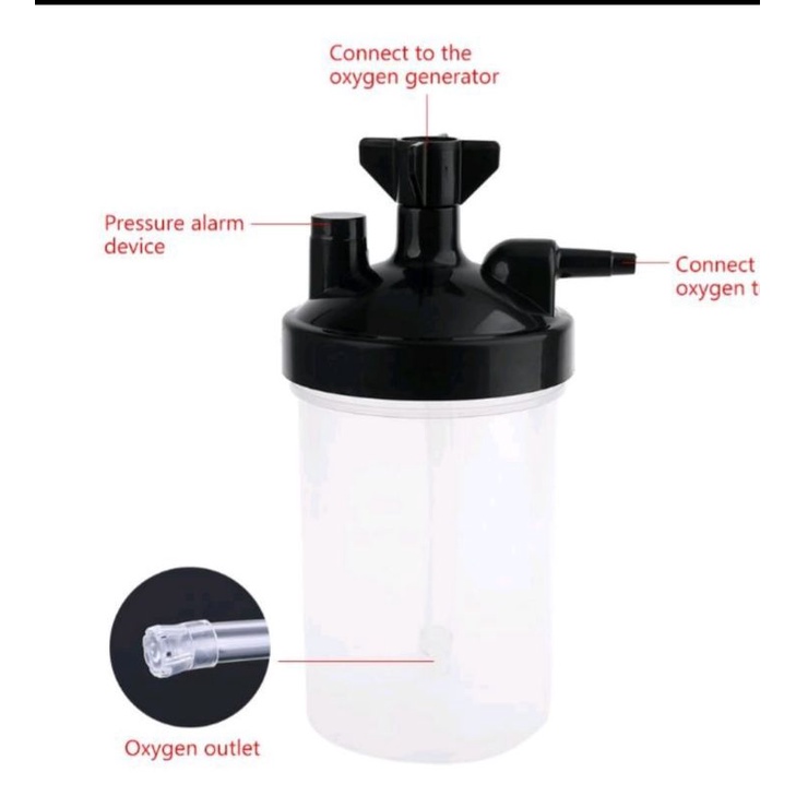 botol humidifier oksigen concentrator