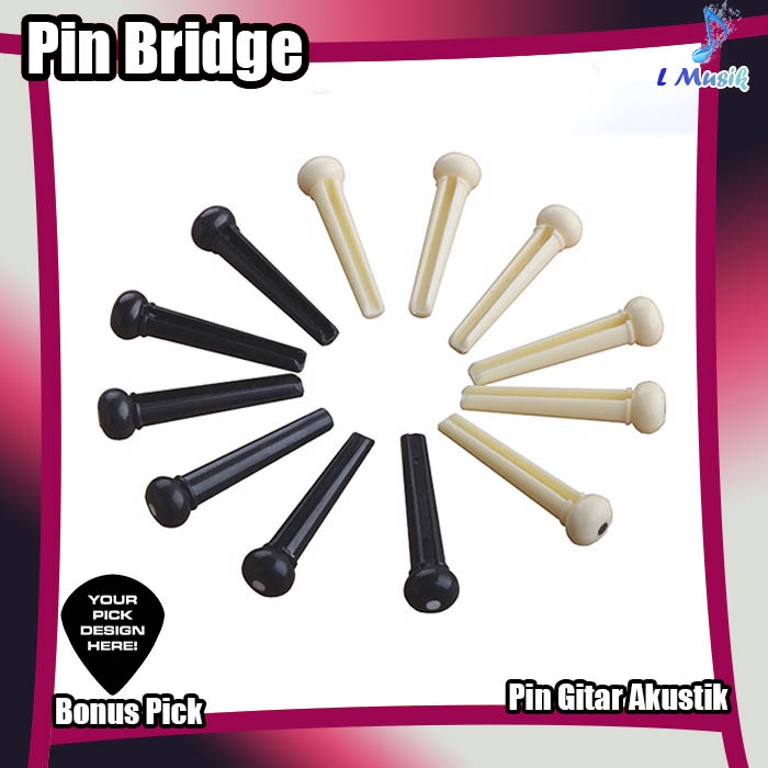 PIN BRIDGE GITAR PAKU GITAR AKUSTIK