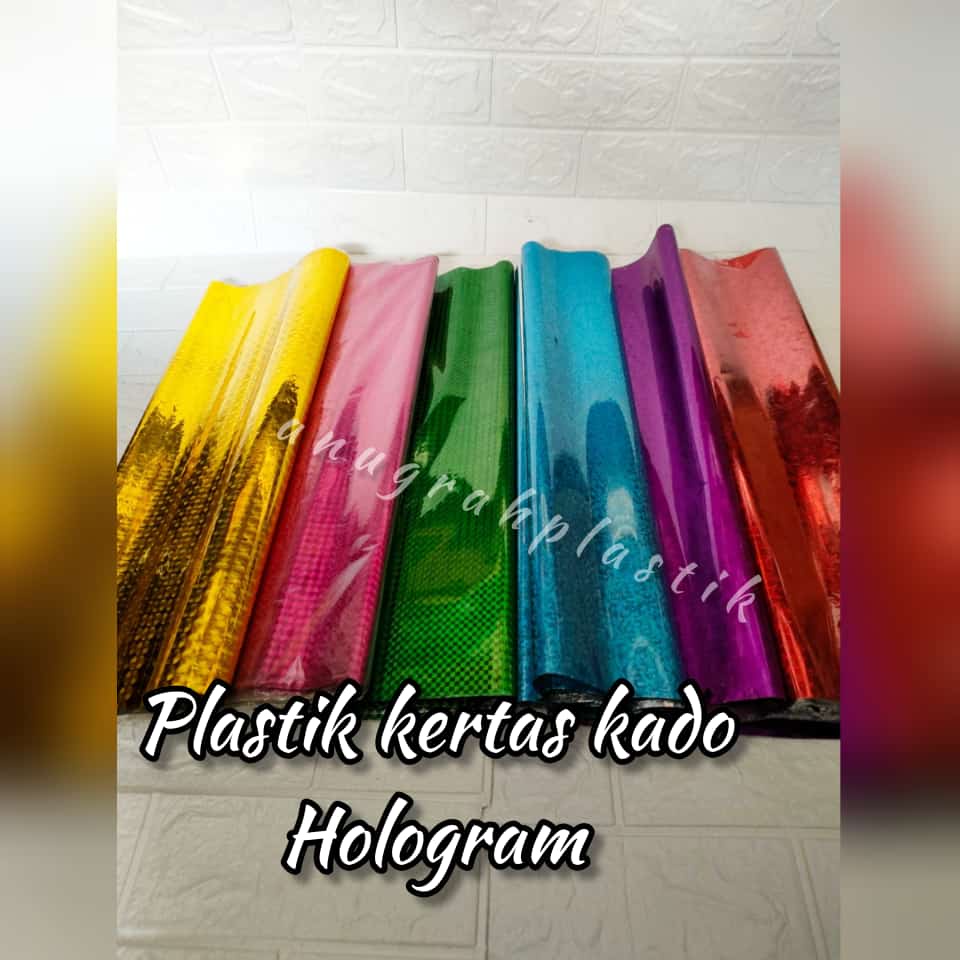 

Platik Kertas Kado Hologram / plastik sauvenir / plastik lembaran