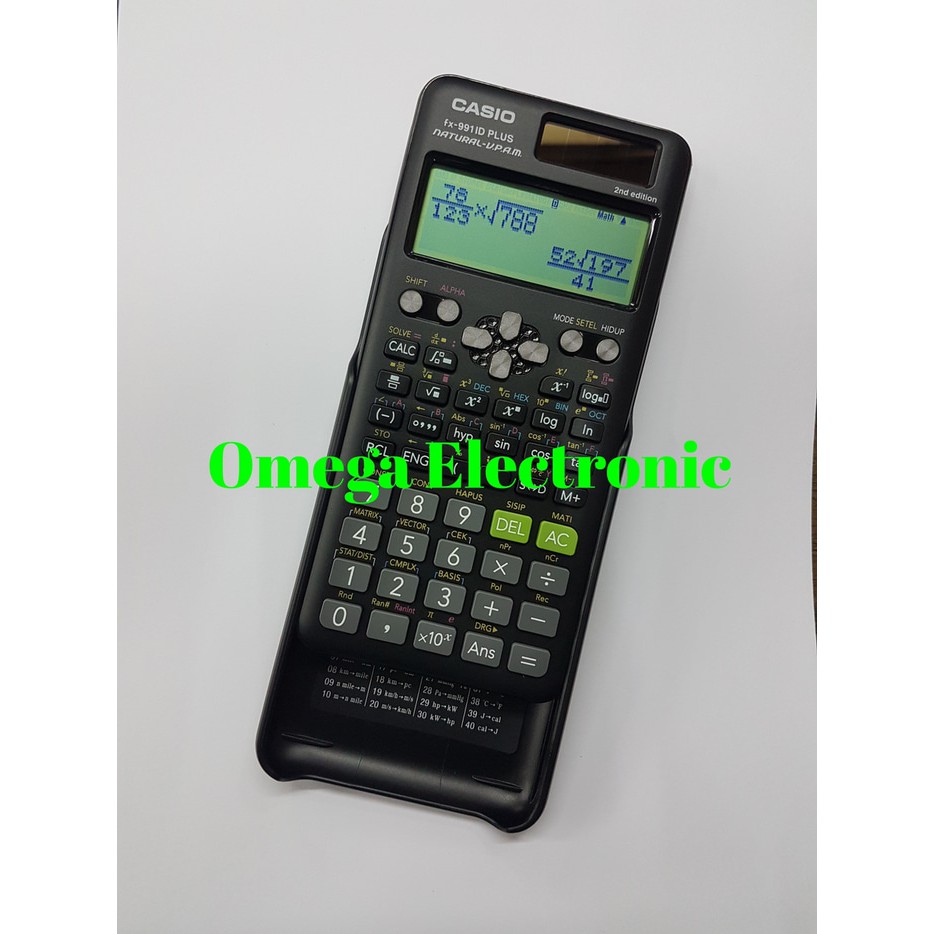 

Promo Casio FX 991 ID Plus - Scientific Kalkulator Elegan