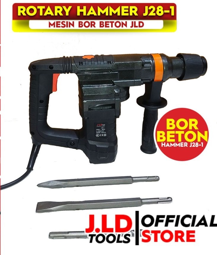 Mesin Bor Bobok Beton J28-1 Rotary Hammer Drill by JLD Tools