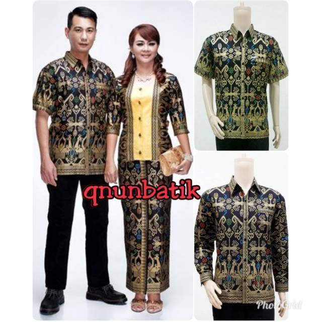 Qnunbatik Sarimbit/couple Batik Rok N Blus Narita Prodo Panjang Hitam