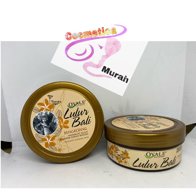 100 gr / lulur bali ovale / ovale body scrub bali / ovale lulur bali chocolate 100 gr