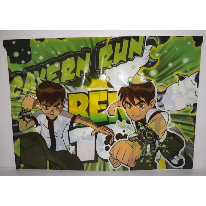 

Termurah Map Plastik Kancing F4 Karakter "Ben 10" (Pak Isi 12 Pcs) Offic