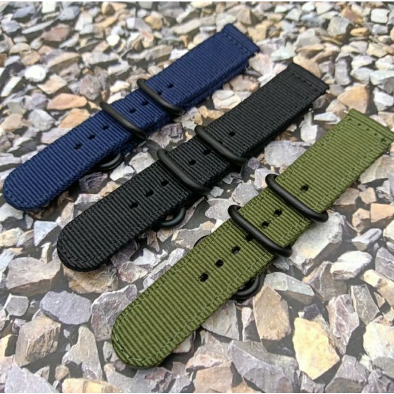 Tali Kanvas Jam Tangan Pria Tali Nato Swiss Army Kualitas Bagus