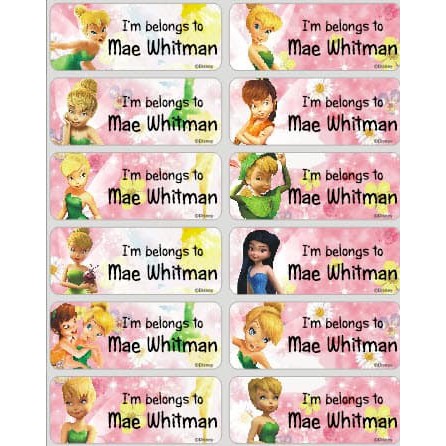 

Tinkerbell Label Nama anti air sticker label name waterproof