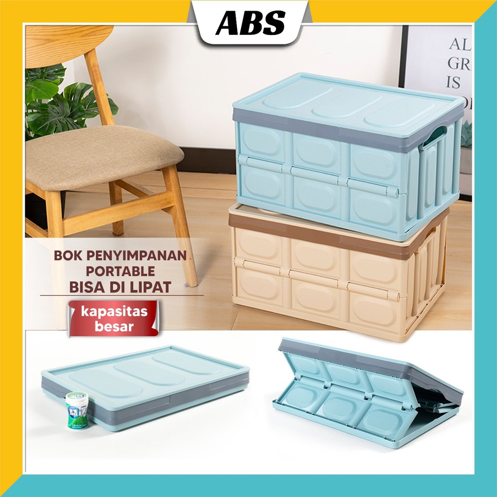 (ABS) 53cm x 36cm x 30cmKOTAK PENYIMPANAN BOX PENYIMPANAN STORAGE BOX ORGANIZER BOX MULTIFUNGSI