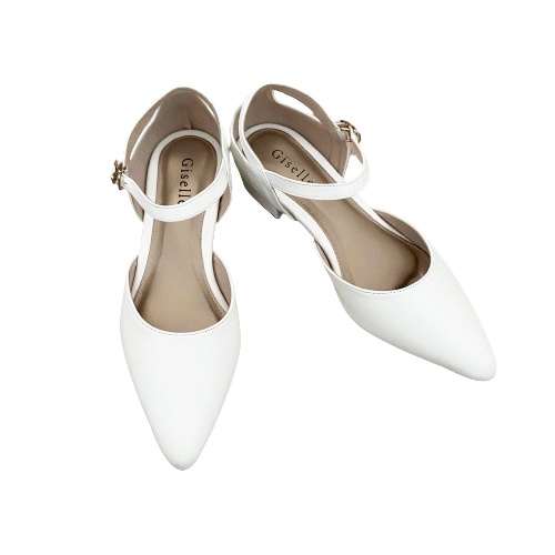 Giselle Colls - Maeve Sandal Heels Wanita 3 cm-White