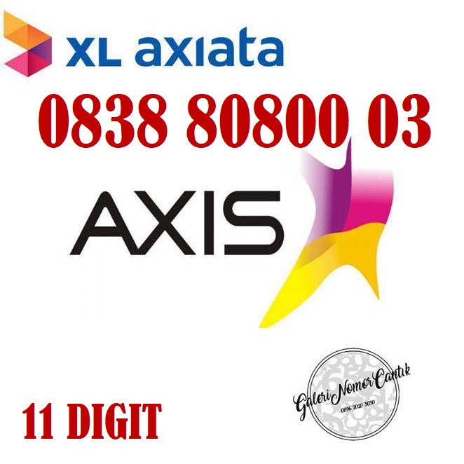 Kartu Perdana Nomer cantik Axis axiata 4G ready 11 DIGIT MINIMALIS 0189