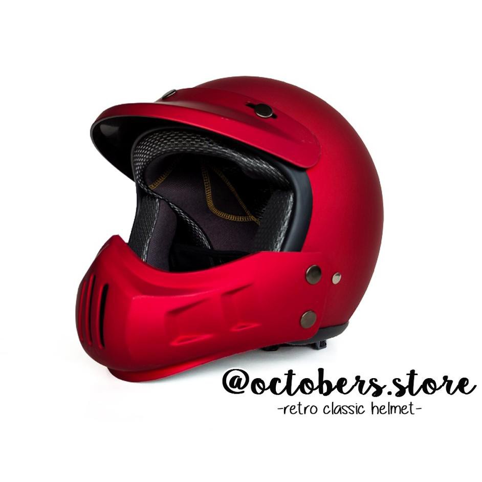 Bayar Dirumah ! HELM CAKIL MODULAR (HALF FACE / FULL FACE) - HELM RETRO - HELM BOGO