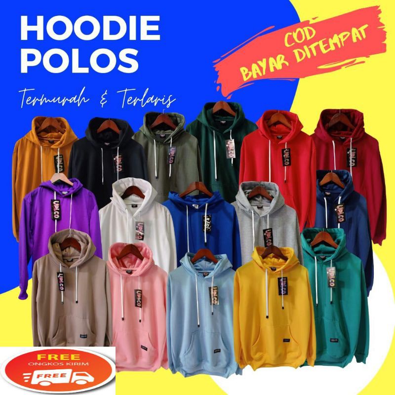 Sweater Hoodie hodie Jaket  Polos Distro Pria Wanita Cowok 100% Original Up.co