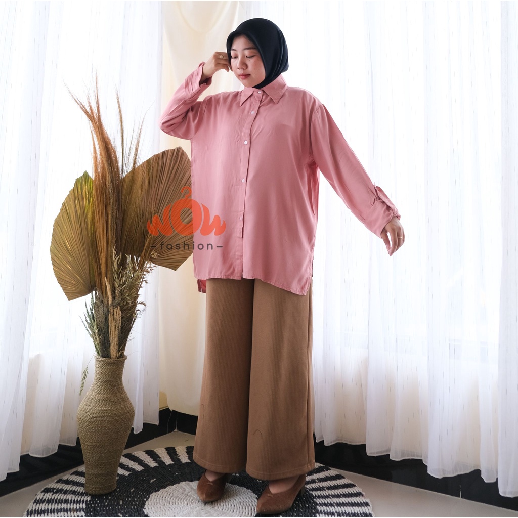 WOW-Ketty Kemeja Rayon Premium Wanita