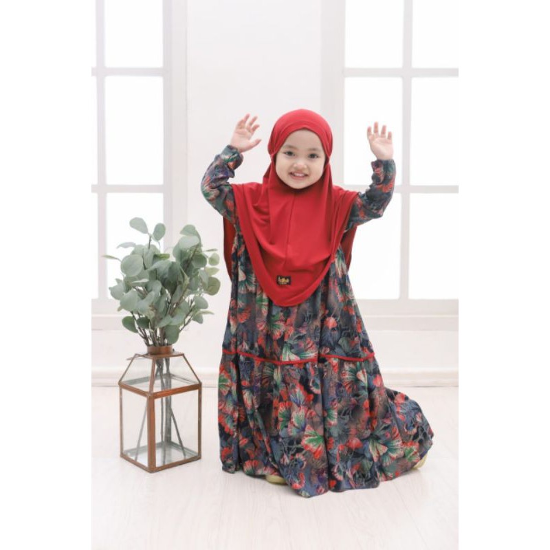 Gamis Shanum by Adha mosleem/gamis rayon /baju muslim anak