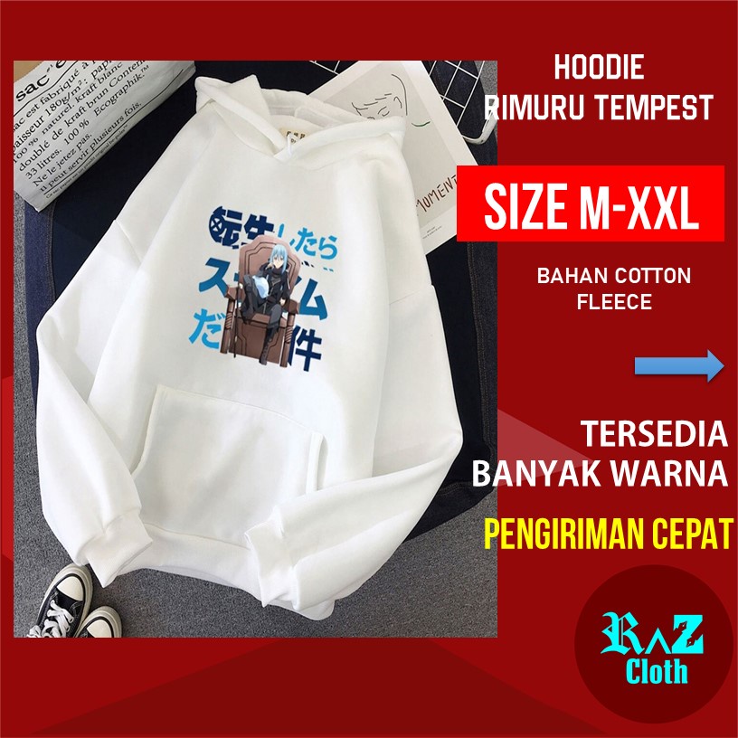 Sweater Hoodie Rimuru Tempest Jaket Hudi Sweter Pria Switer