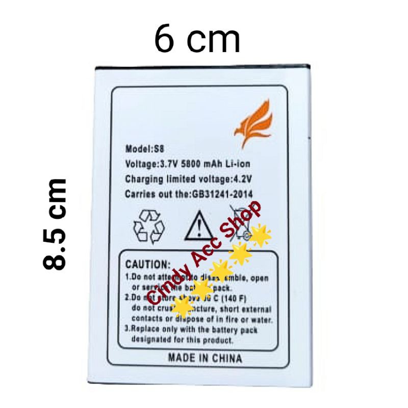 Baterai Batre Maxtron S9 S8 2020 S8 Plus S8 Big Original Battery