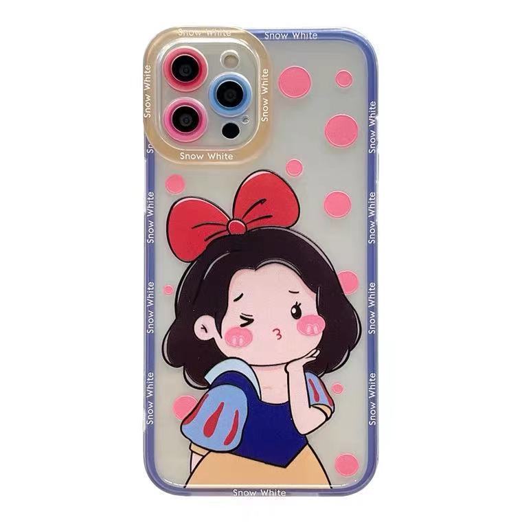 Case Desain Kartun Princess Untuk IPhone 14 13 11 12 Pro Max mini Xs Max XR 6 6s 7 8 Plus