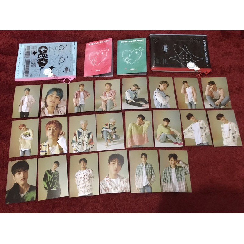 

Post card scrap pouch TREASURE I love you