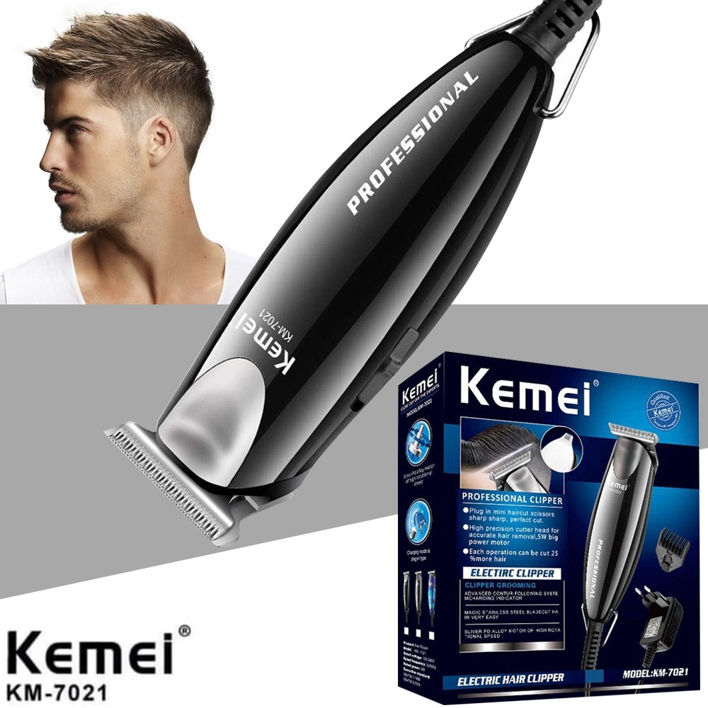 Alat Cukur Rambut Kemei Detailer KM-7021 Trimmer Elektric
