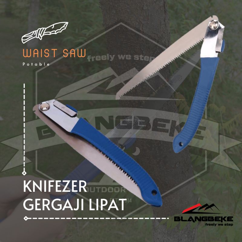 Gergaji Lipat Waist Saw Portable survival