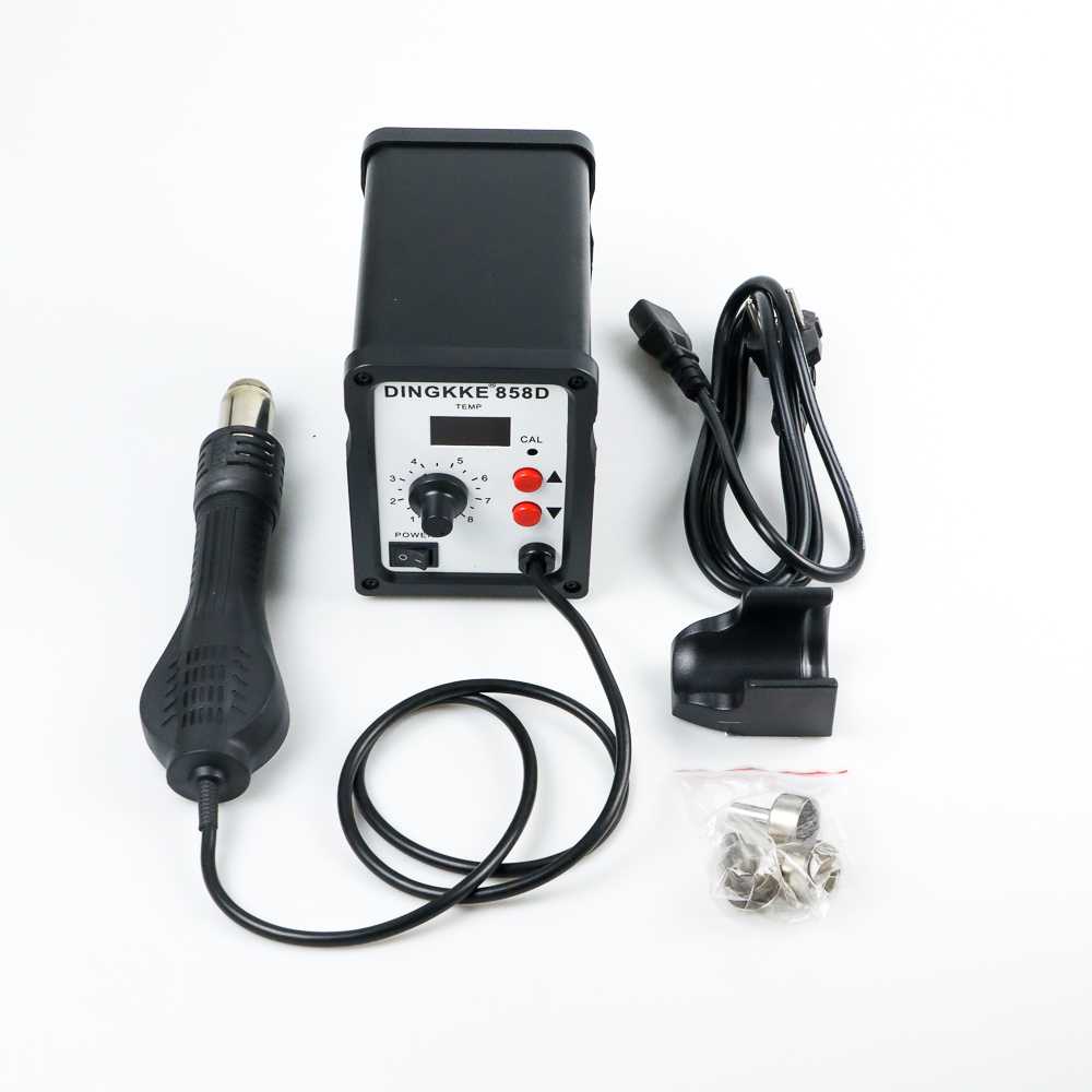 Desoldering Heat Gun dengan Station 220V 700W DINGKKE 858D