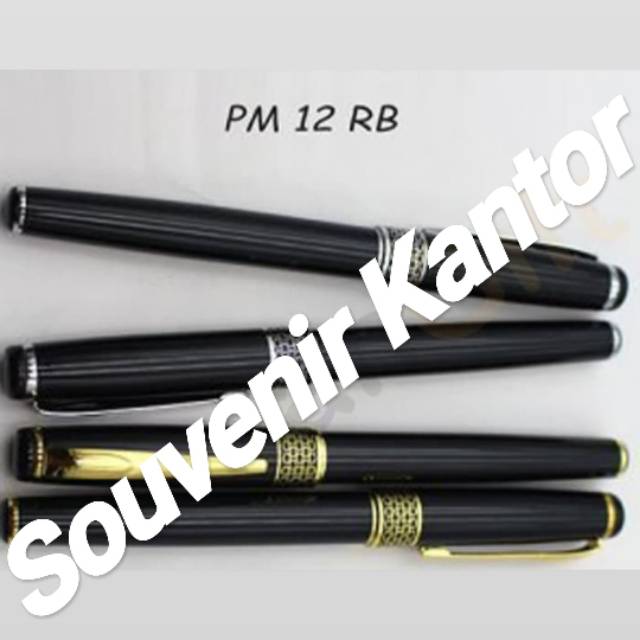 

Pen Metal PM 12 RB Pulpen Stainless Bisa Custom Logo/Nama