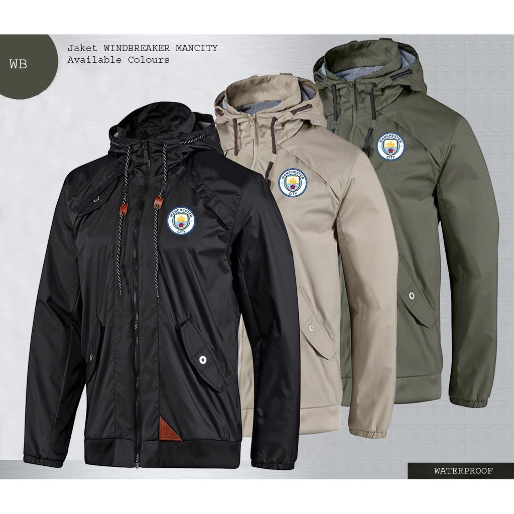 JAKET BOLA WINDBREAKER Manchester CITY