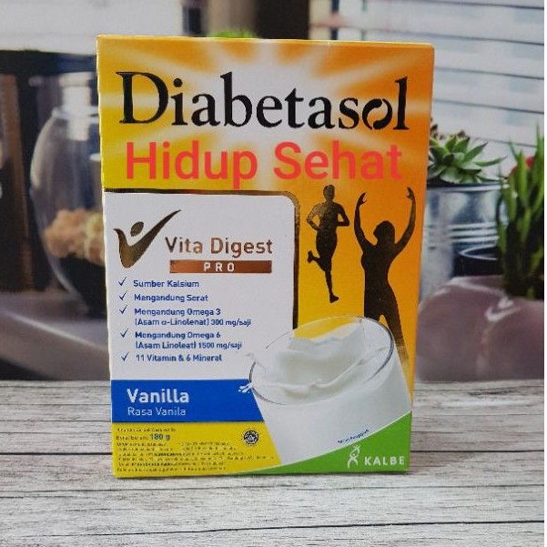 

Diabetasol 180gr Vita Digest Pro - Rasa Vanila