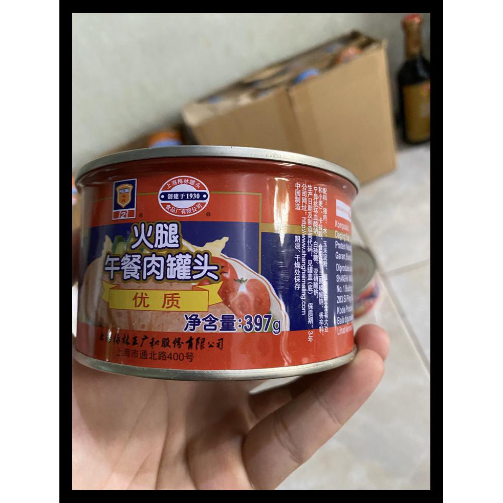 

Promo Maling Canned Ham Luncheon Meat Premium 397Gr Makanan Instan Kaleng
