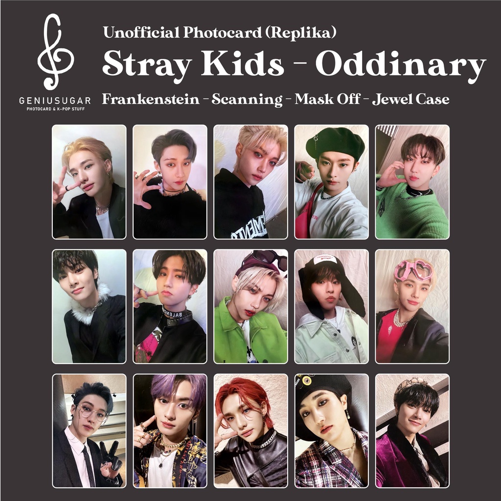 [REPLIKA STRAY KIDS] PHOTOCARD ODDINARY SKZ