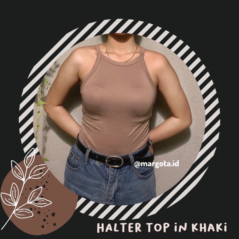 Margota Halter Top / Tank Top / Singlet tali / Inner / Daleman-6