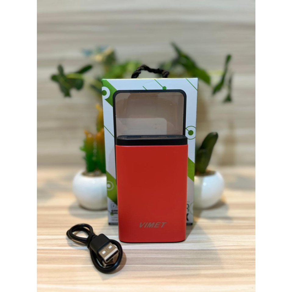 V2 Powerbank Vimet 10000mAh Fast Charging with Usb 2 Port &amp; Powerbank V2 Portable with 3 Input