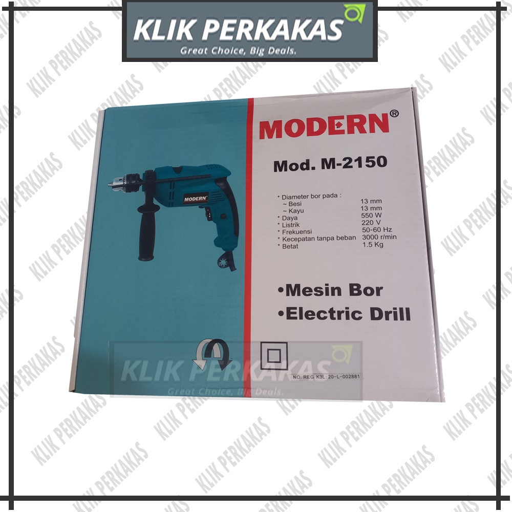 Mesin Bor Beton Modern 13mm M-2150 - Modern Variable Speed M2150 -13MM