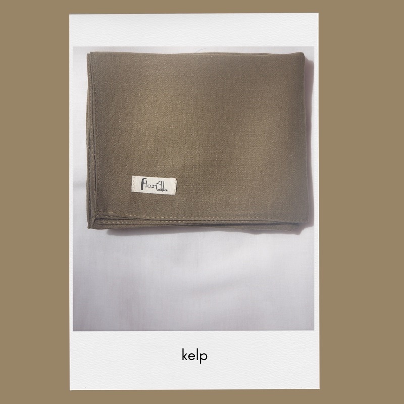 Qia Shawl Pashmina Voal Miracle-Kelp