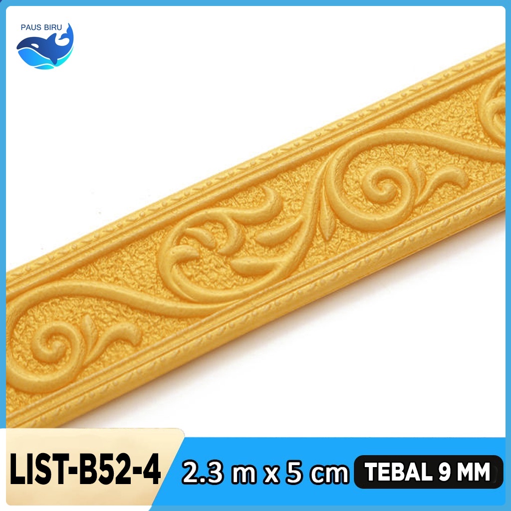 Wallpaper List Foam Wallborder Foam 3D / Wall Border List / List dinding 3D 2.3 Meter-LIST B52-4 9MM