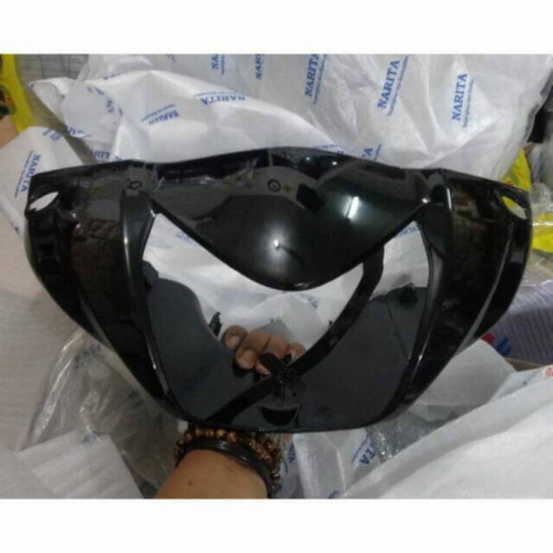 Batok Depan Batok Pala Spacy f1 Spacy Karbu Hitam