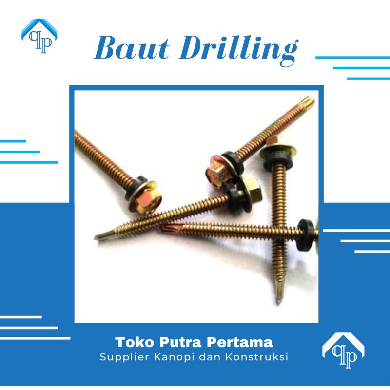 Baut Drilling/ Roofing - Sekrup/ skrup roofing