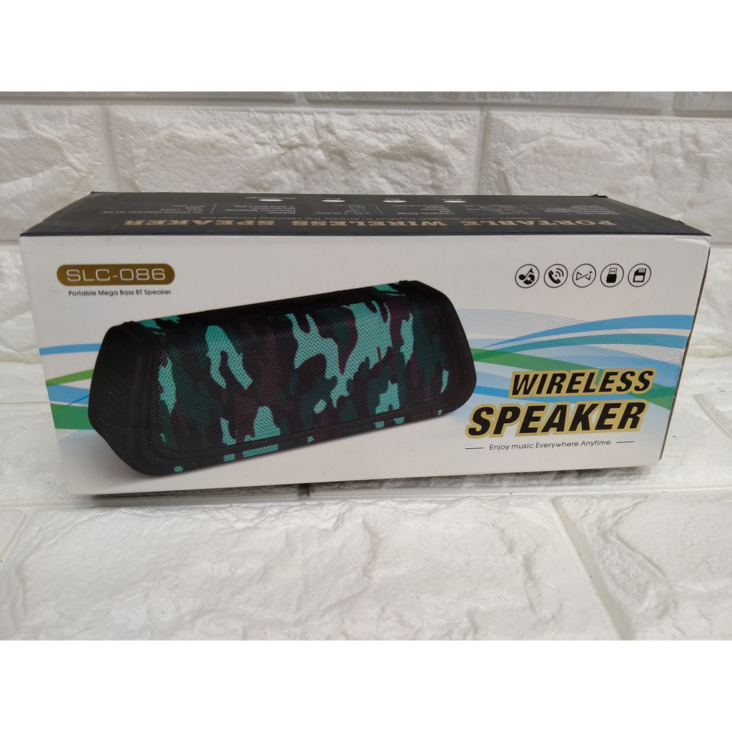 PORTABLE SPEAKER BLUETOOTH BT WIRELESS SLC-086 SLC 086