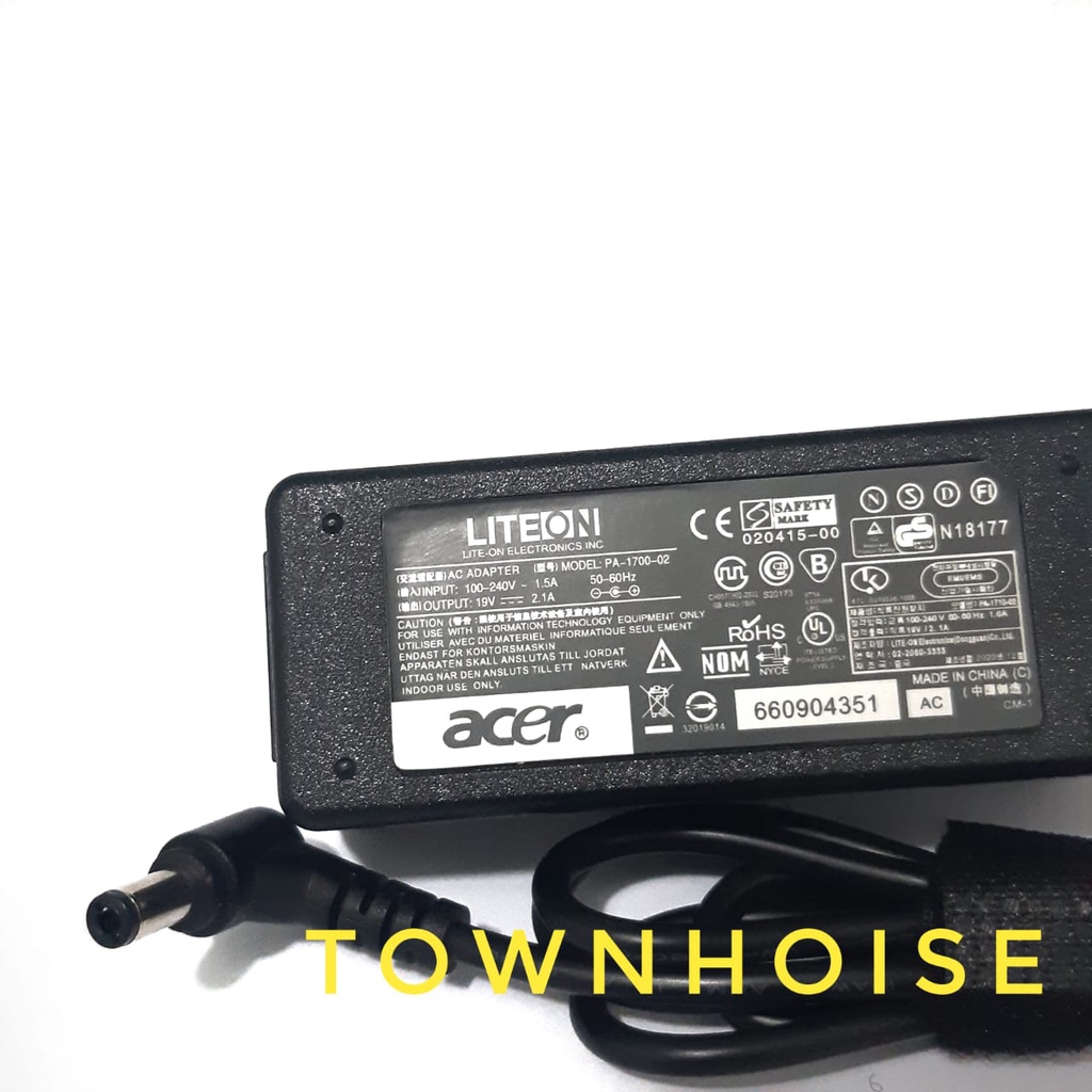 Charger for Acer Aspire E15 A315 V3 A515 F15 V3 R3 E1 E3 ES1 A114 ES1-512 ES1-432 ES1-531 ES1-533 V5 V7 E5-573 E1-532 E1-731 F5