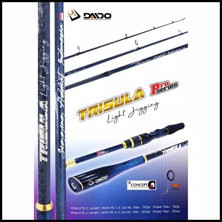Joran Daido Trisula Pro Light Jigging Series 180Cm Pe1-3 Pe2-4