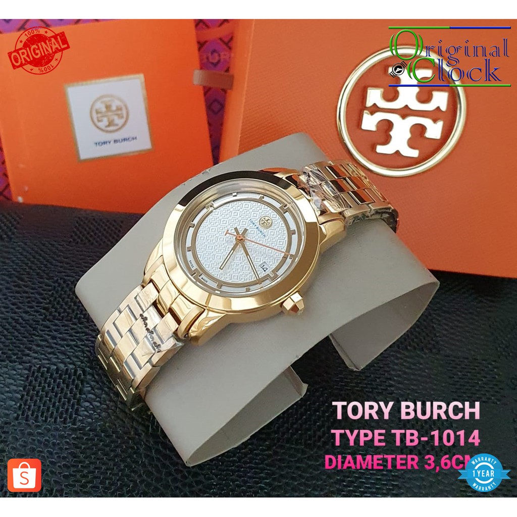 [ TORY BURCH ORIGINAL - GARANSI ] JAM TANGAN PRIA WANITA | RANTAI | KULIT | KARET | MURAH | WANITA E