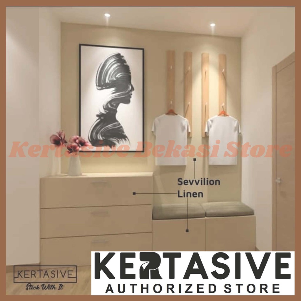 Kertasive Sevvlion Linen - Pelapis Kayu - Pelapis Dinding