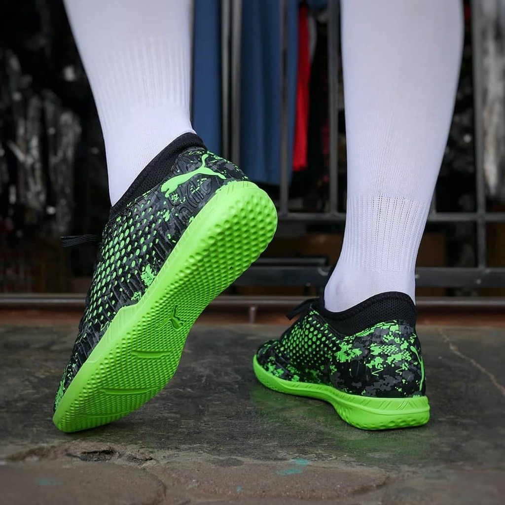 Puma Future 19.4 IT Black/Charcoal Grey/Green Gecko