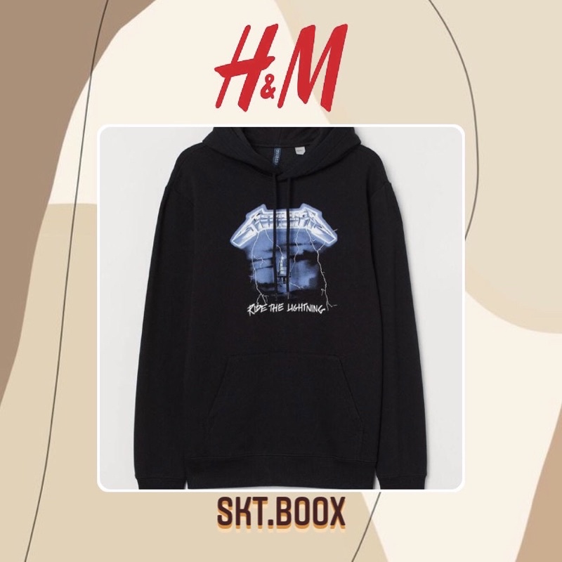 Hoodie Metallica Lightning Original H&M PROMO FLASH SALE
