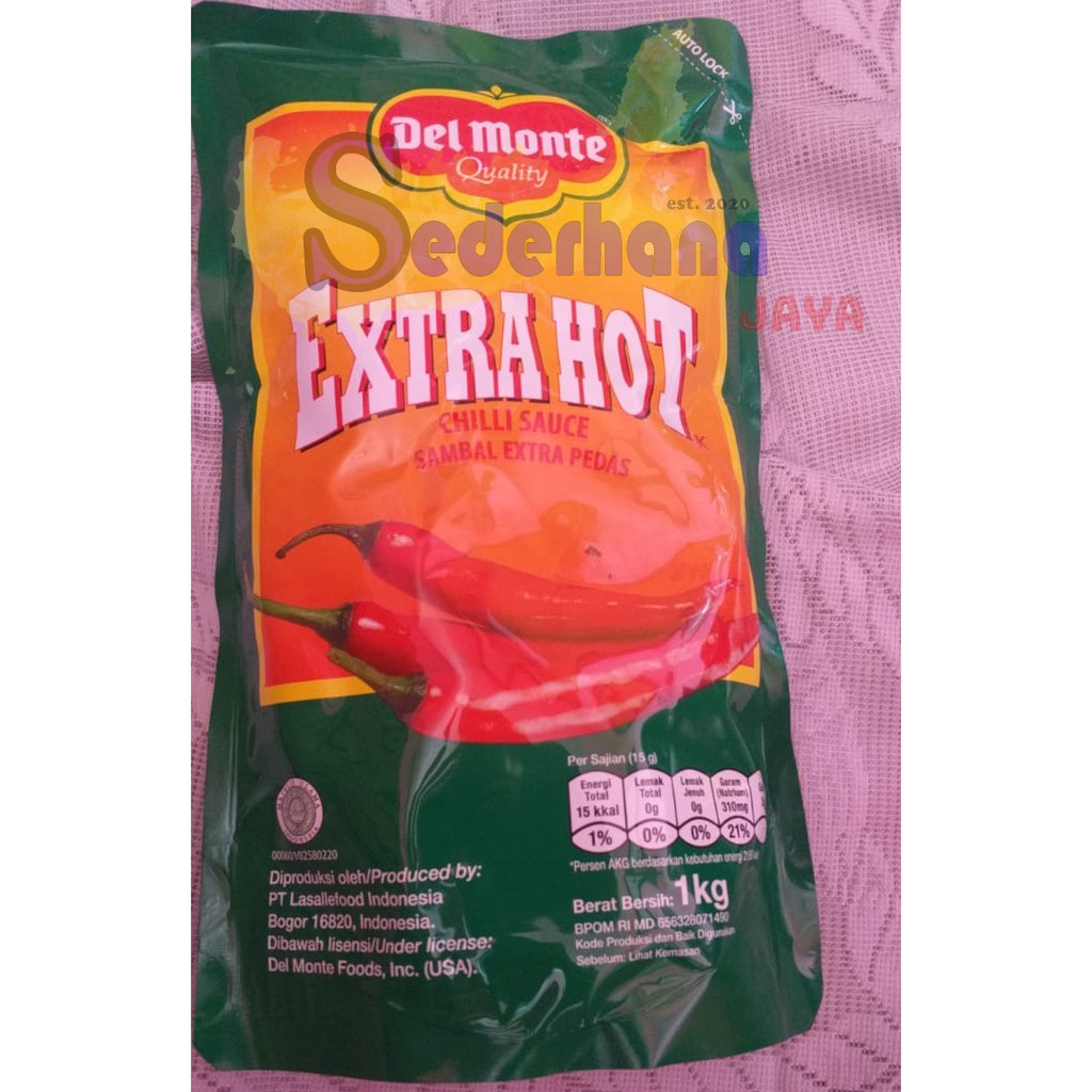 

Sambal Delmonte Xtra Hot Kemasan 1Kg