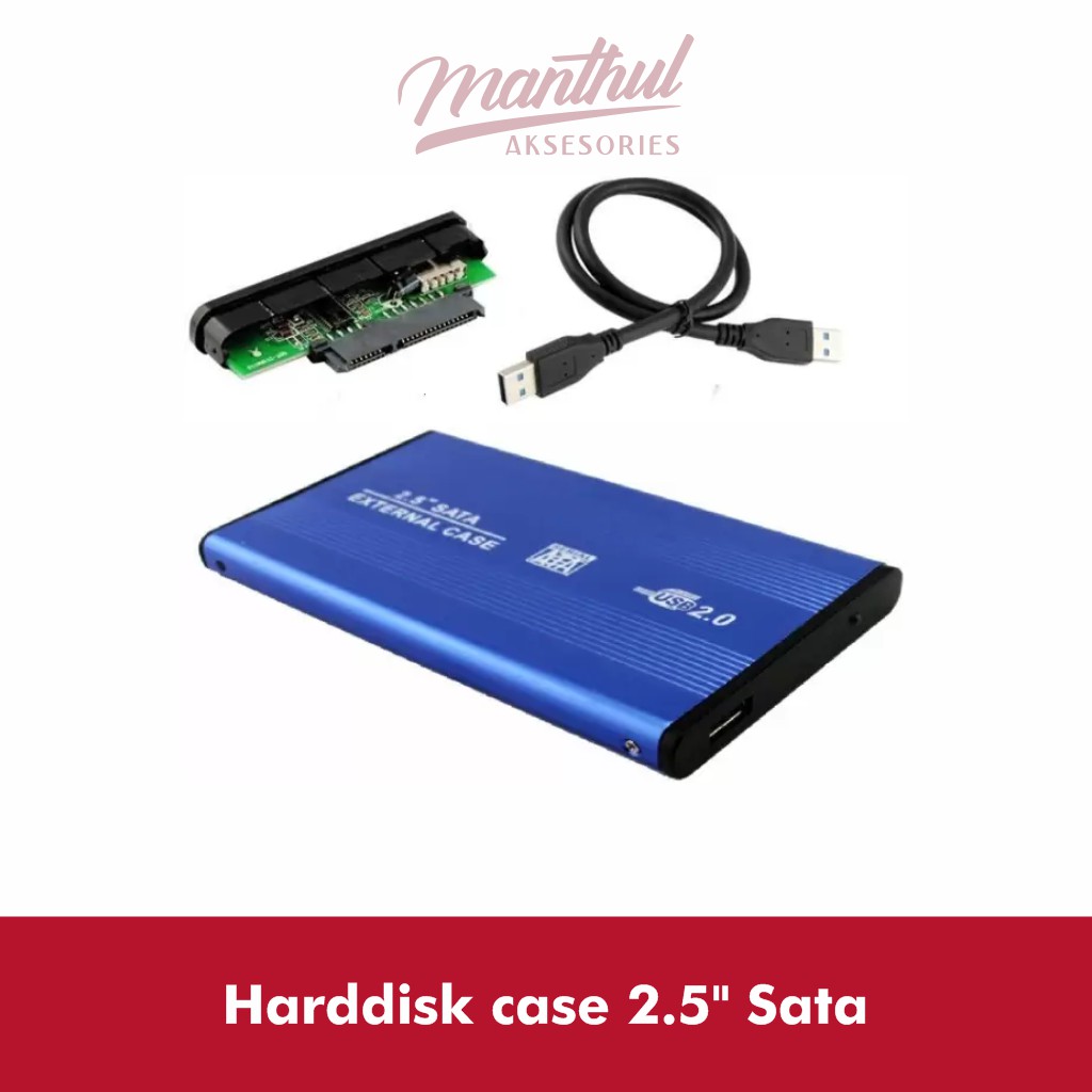 2.5 Inch SATA USB 2.0 Aluminum Hard Drive Enclosure HDD SSD Case