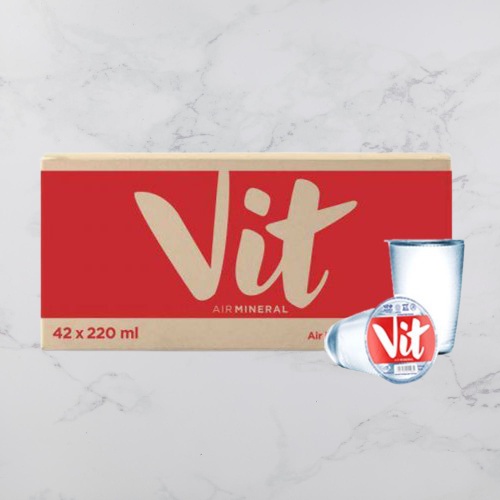 

MINUMAN ~ ( 1 DUS ISI 42 PCS ) VIT GELAS 220 ML